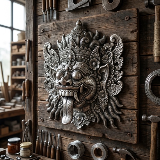 Topeng Bali Wall Art
