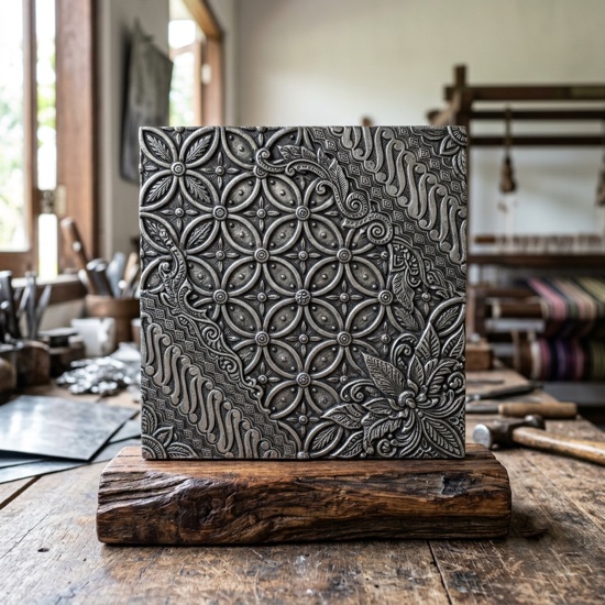 Batik Motif Sculpture