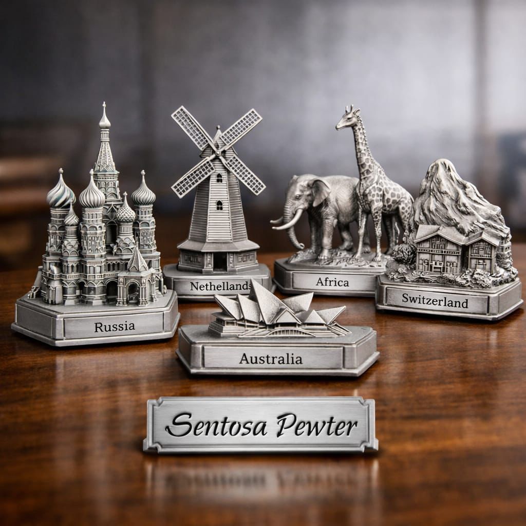 Sentosa Pewter Continental Wonders Set